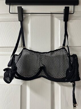 Gooseberry Intimates black mesh set